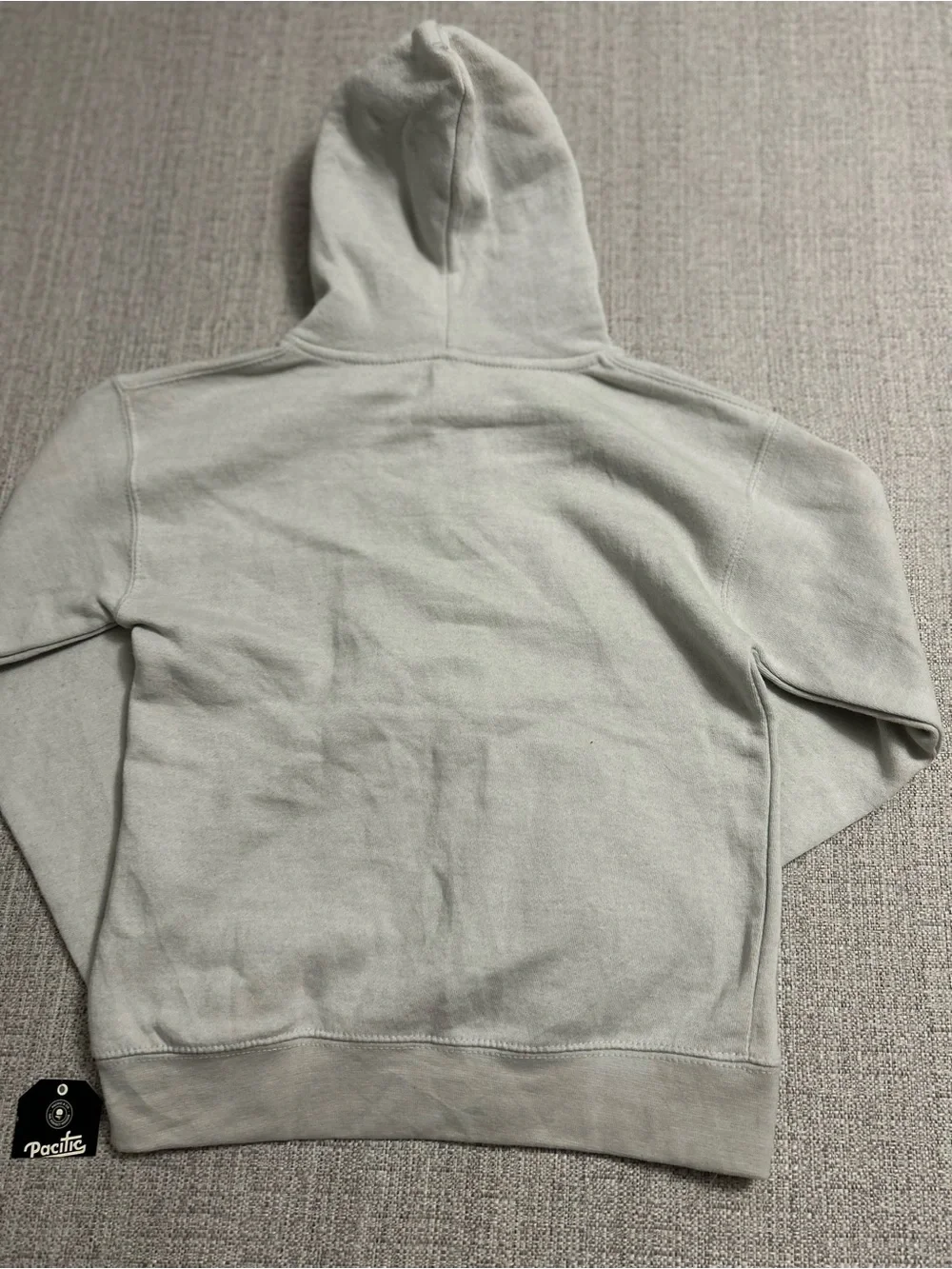 Moose Head Lake Maine Kids' Light Gray Zip Hoodie. Size Youth M. NWT